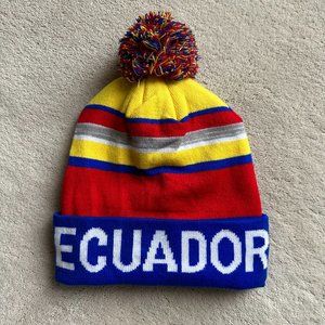 UNISEX One Size Fits All 'ECUADOR' Slouchy KNITTED Beanie HAT